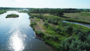 Acreage for sale in Nebraska with home by river near Hershey, Nebraska