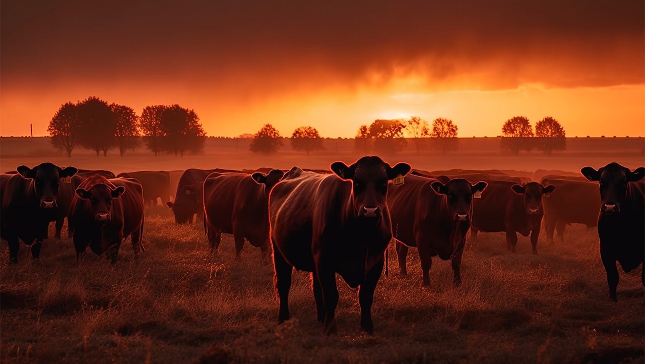 An image representing Nebraska Land for Sale listings with Lashley Land - Angus Cattle Grazing in a golden field